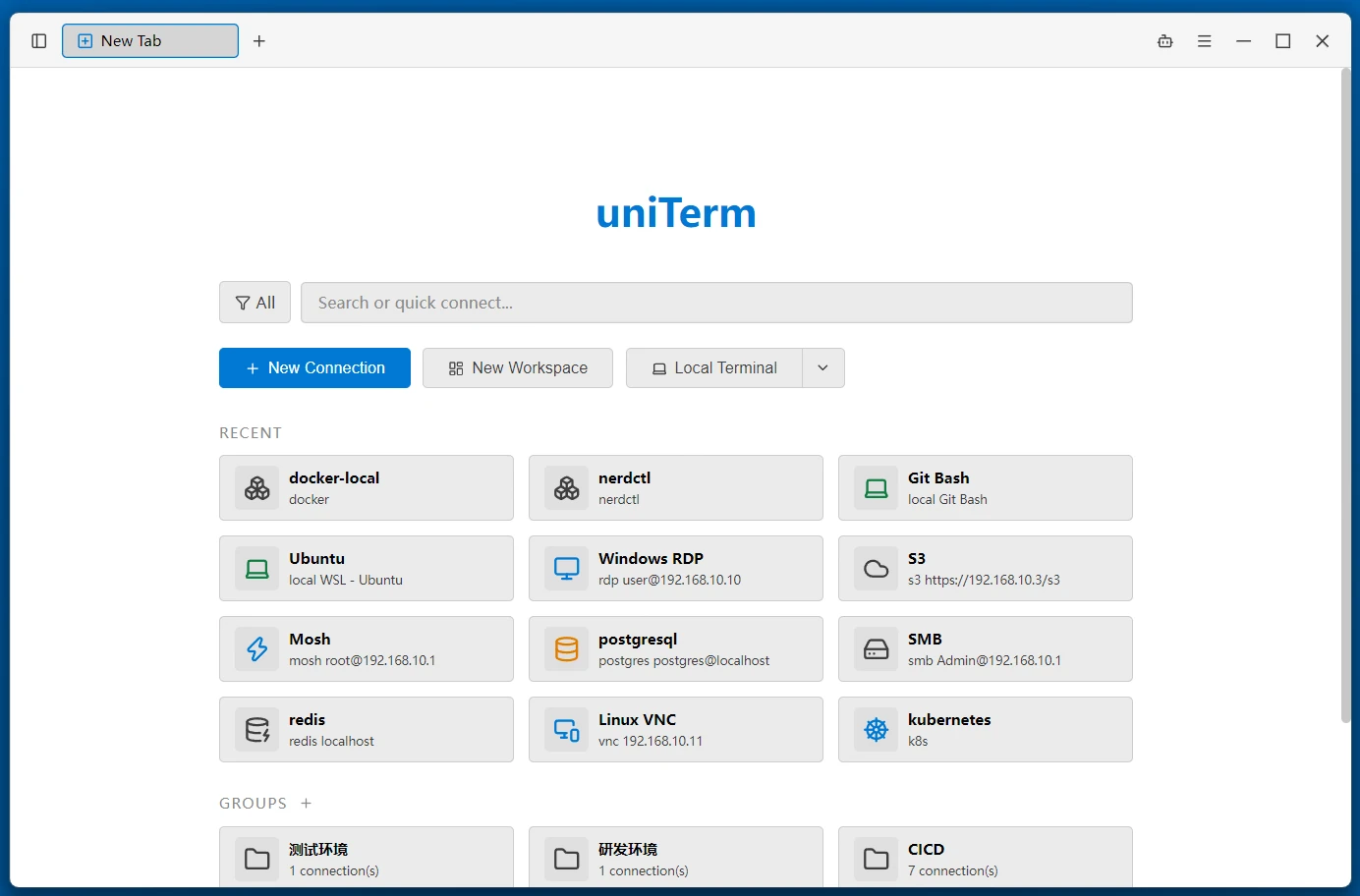 Start Page